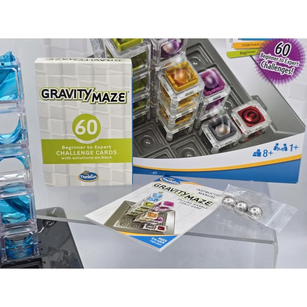 ThinkFun‎ Gravity Maze - Falling Marble Run Logic Game - STEM Toy Ages 8+